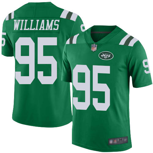 New York Jets Limited Green Men Quinnen Williams Jersey NFL Football 95 Rush Vapor Untouchable